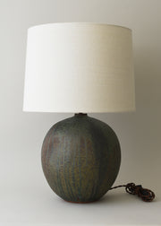Large Dimple Orb Lamp in Lichen - Victoria Morris